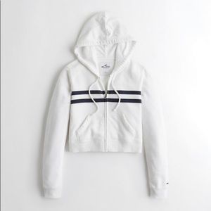 🕊Hollister Crop Full-Zip Hoodie🕊